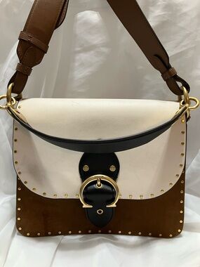 Beat Bag Colorblock Gold Rivets